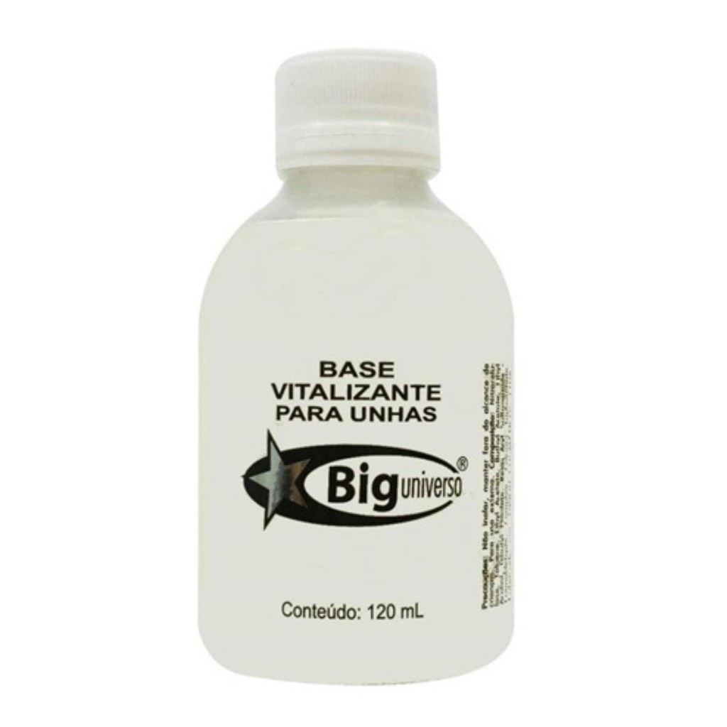 BIg Universo - Base Vitalizante para Unhas Branca 120ml Reds em Oferta na Shopee