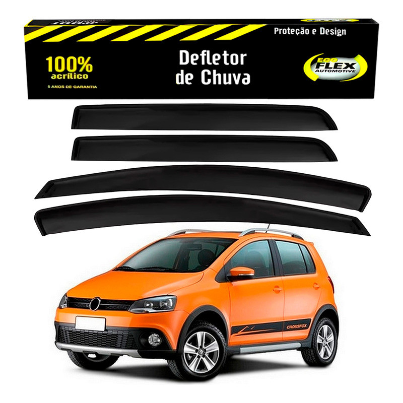 Jogo Calha Defletor Chuva Crossfox 1.6 2011 A 2014