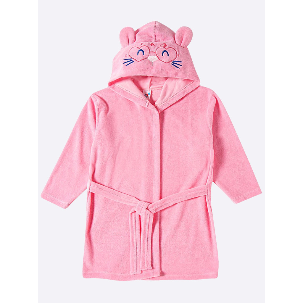 Roupão de Gatinho com Capuz Kids Tip Top 