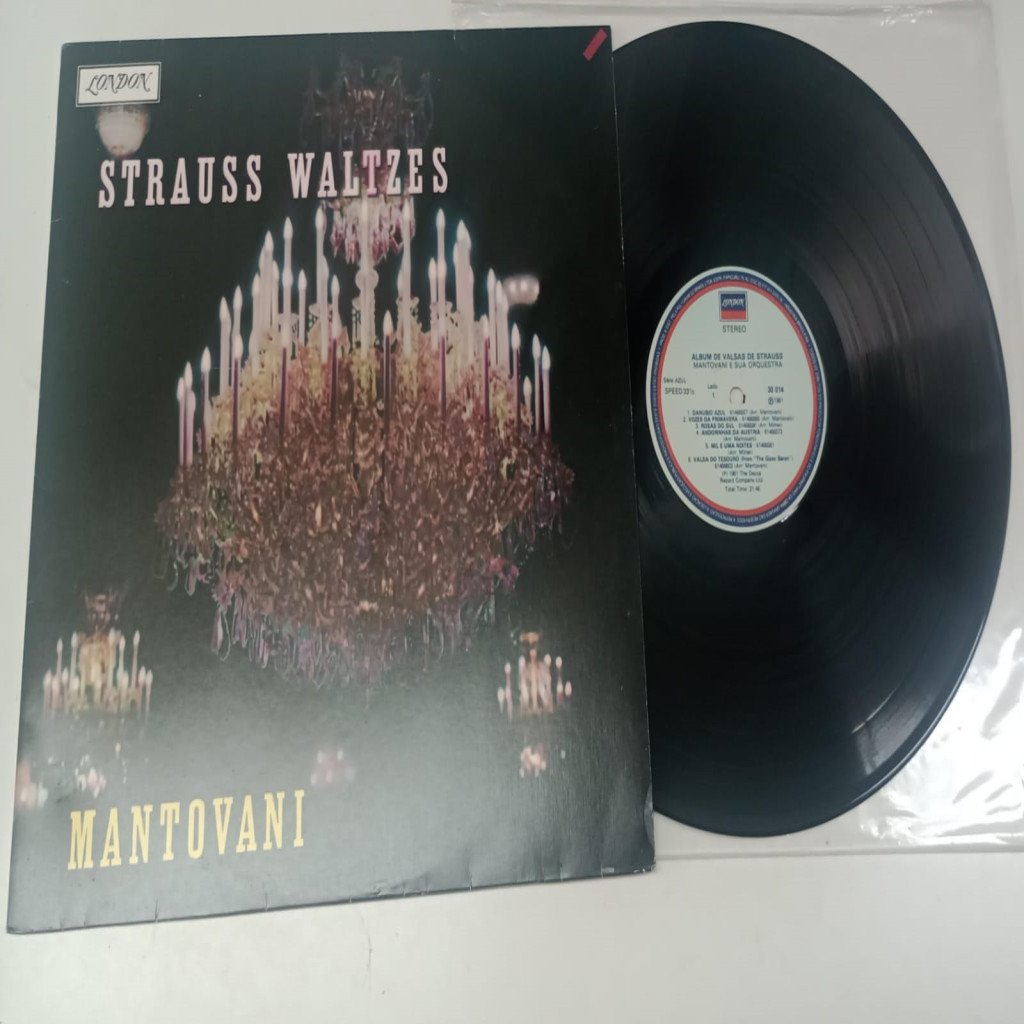 MANTOVANI E SUA ORQUESTRA - STRAUSS WALTZES (LP 1981) interprete MANTOVANI E ORQUESTRA