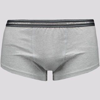Cueca Sunga Lupo Basic Algodão com Elastano Cinza e Preto em Oferta na Shopee