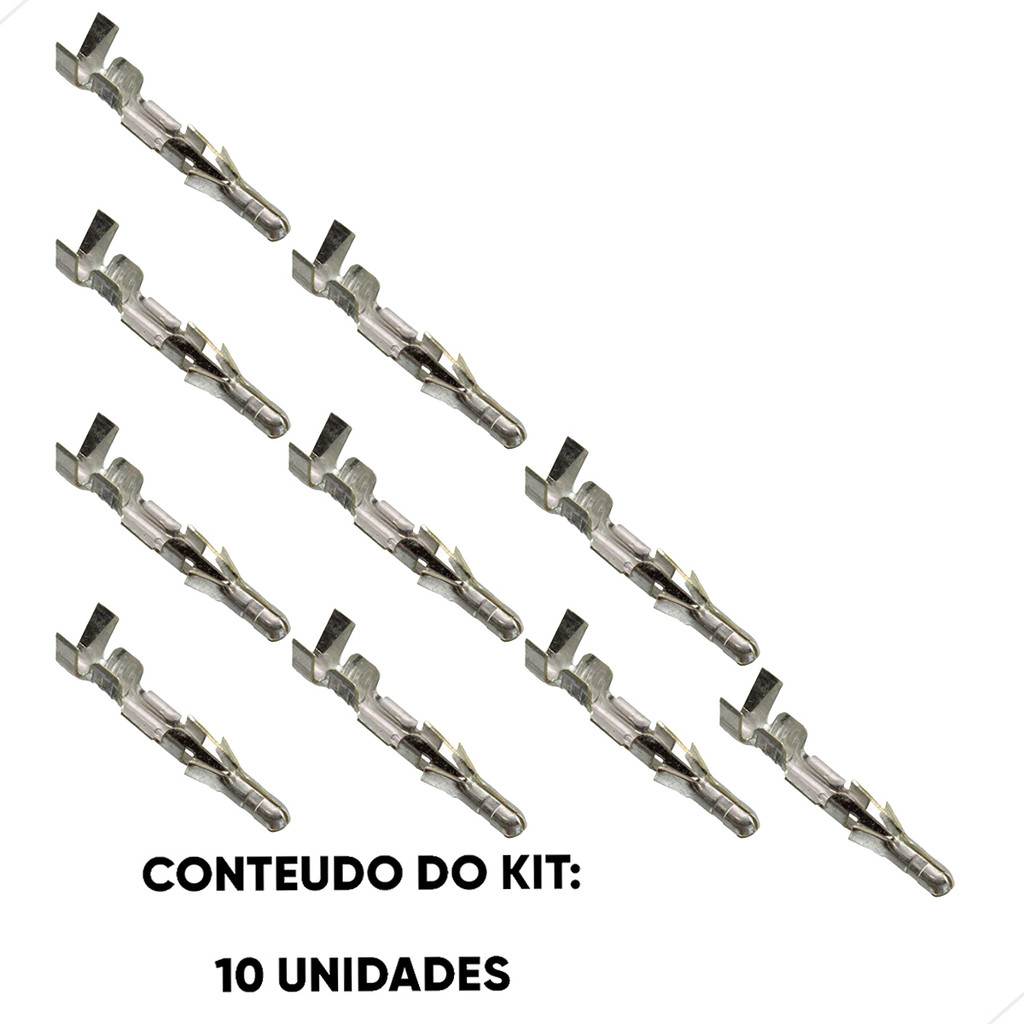 Kit Terminal Binóculo - Macho - 10 Unidades (kt10ete7018) 71618 em Oferta na Shopee