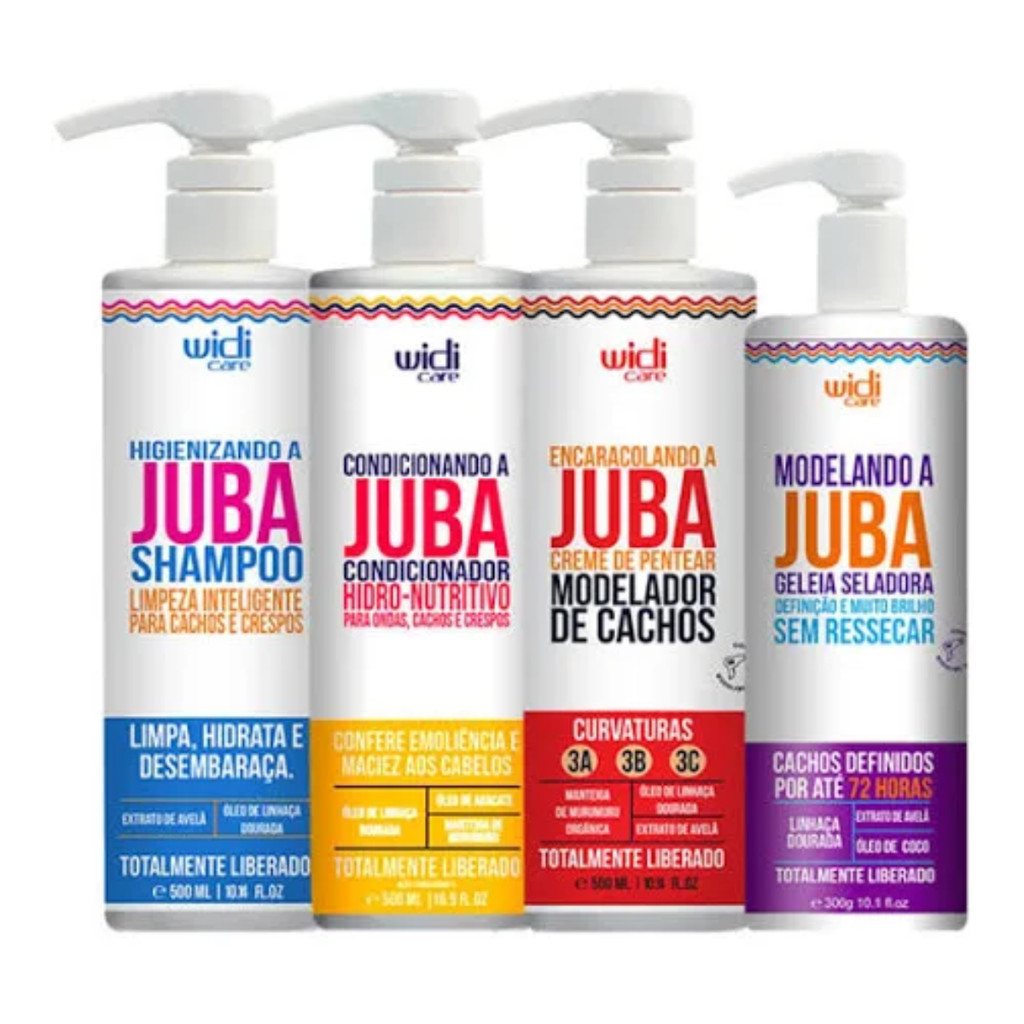 Kit Widi Care Juba Quarteto (4 Produtos) em Oferta na Shopee
