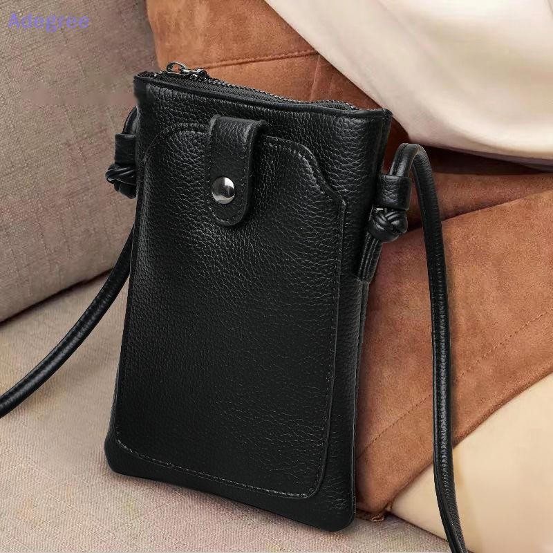 Adegree Nova Cor Sólida Simples Saco De Telefone Elegante Versátil Diagonal Cruz Novo