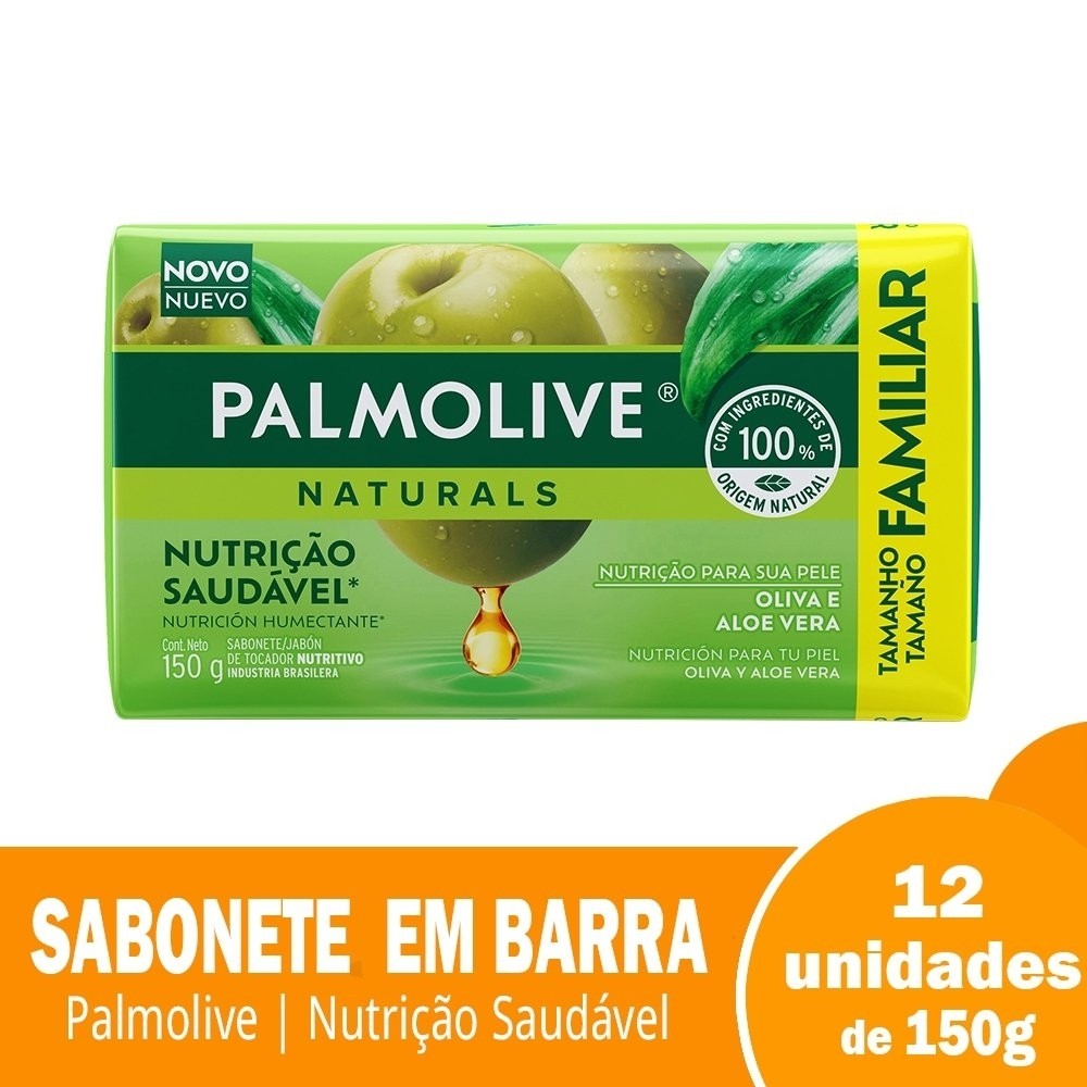 Sabonete Palmolive Naturals Hidratação Saudável 150g Embalagem com 12 Unidades - Beauty