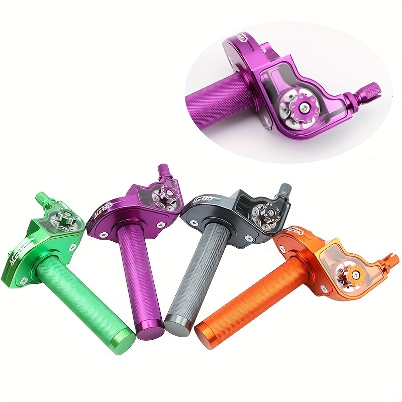 Universal 22mm CNC Acelerador De Alumínio Apertos Torção Guiador Cabo Para Motocicleta Ciclomotor Scooter ATV Quad Bike 