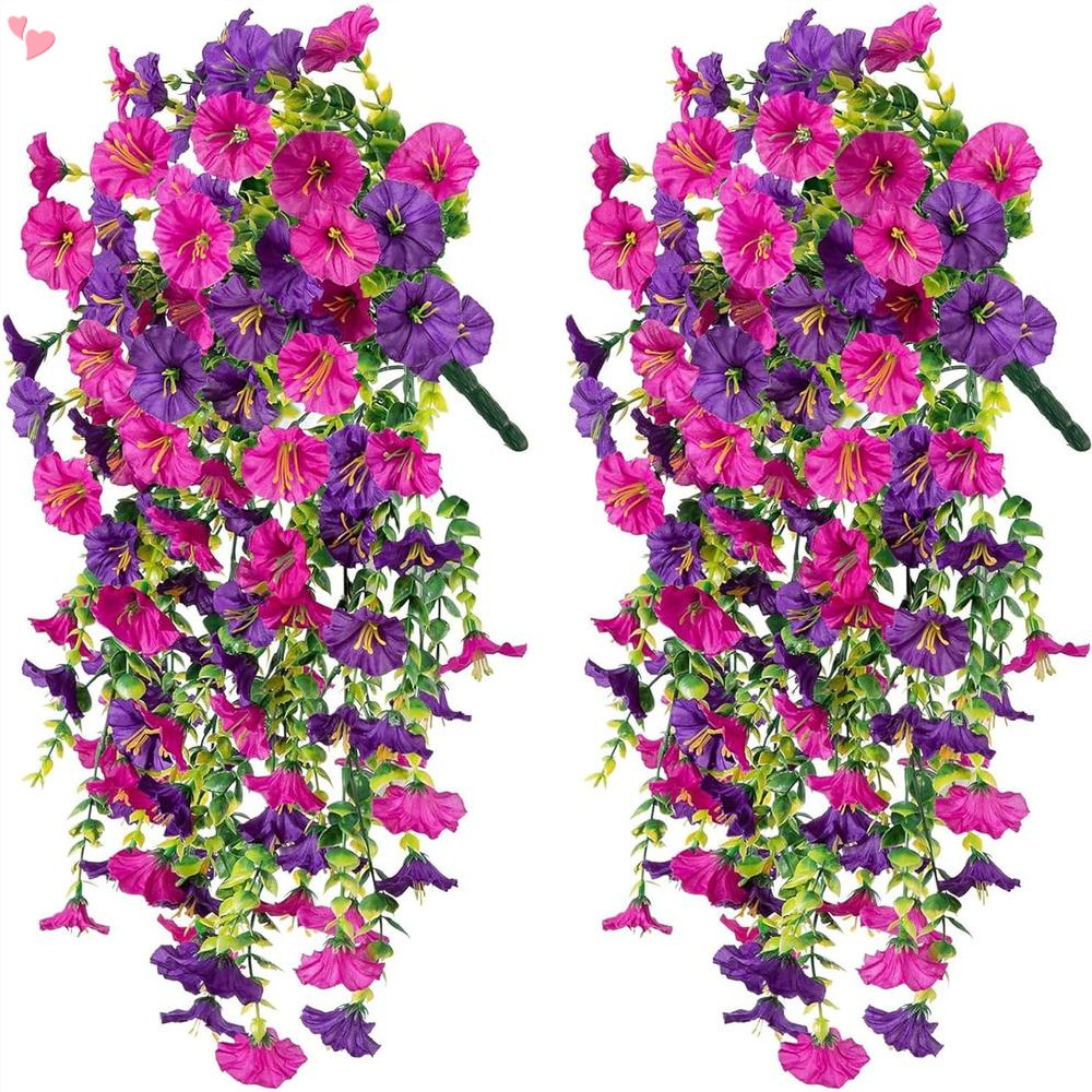 Flores Decorativas Suspensas Ao Ar Livre Glicínias Decoração De Parede De Primavera Artificial Para Jardim Corredor Quin em Oferta na Shopee