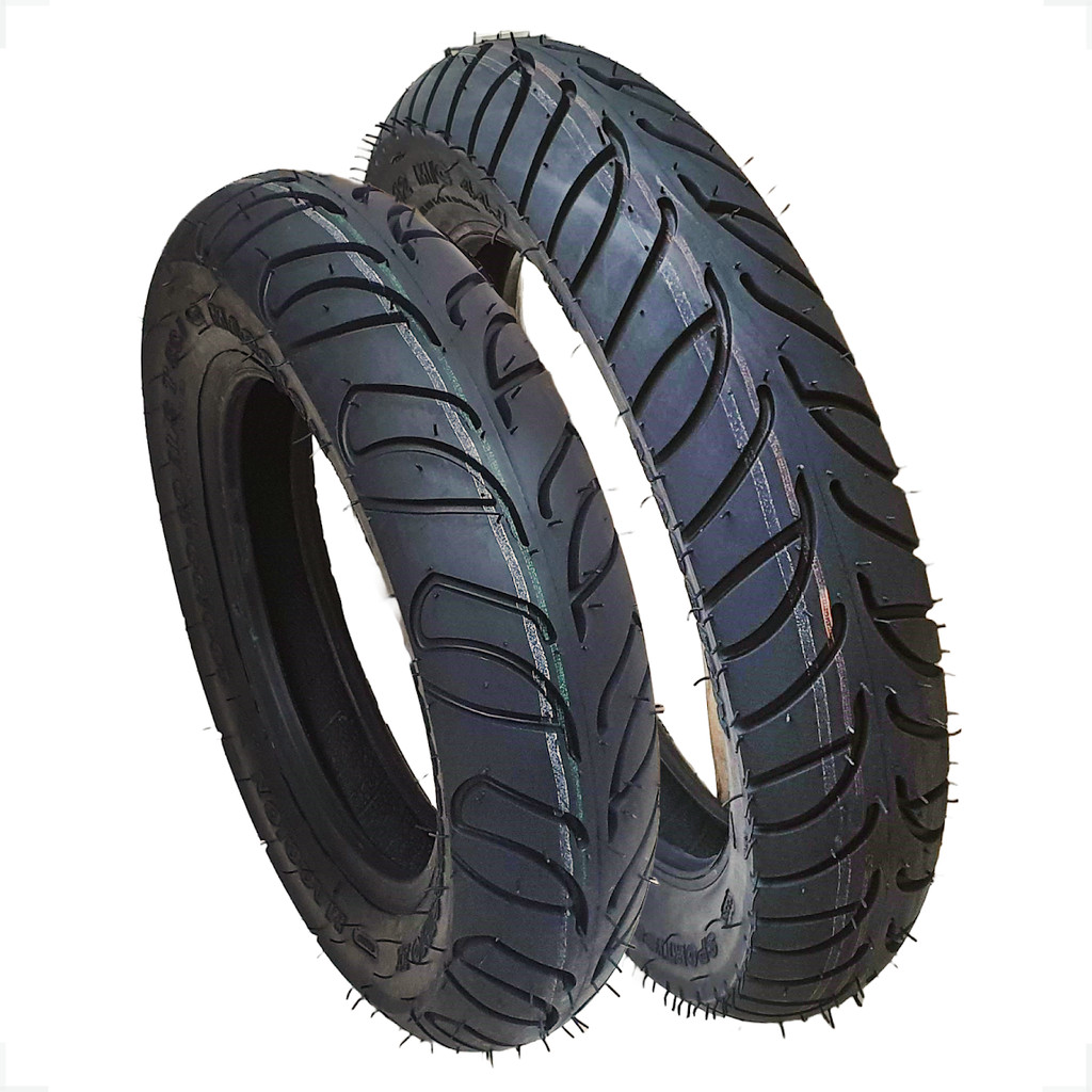Par Pneu Technic 90/90-12 + 100/90-10 Maggion Lead Elite