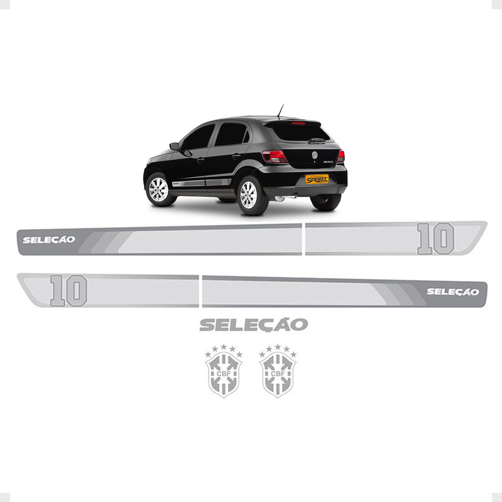 Kit Faixas Gol Seleção 2013 2014 2015 2016 Adesivo Genérico em Oferta na Shopee