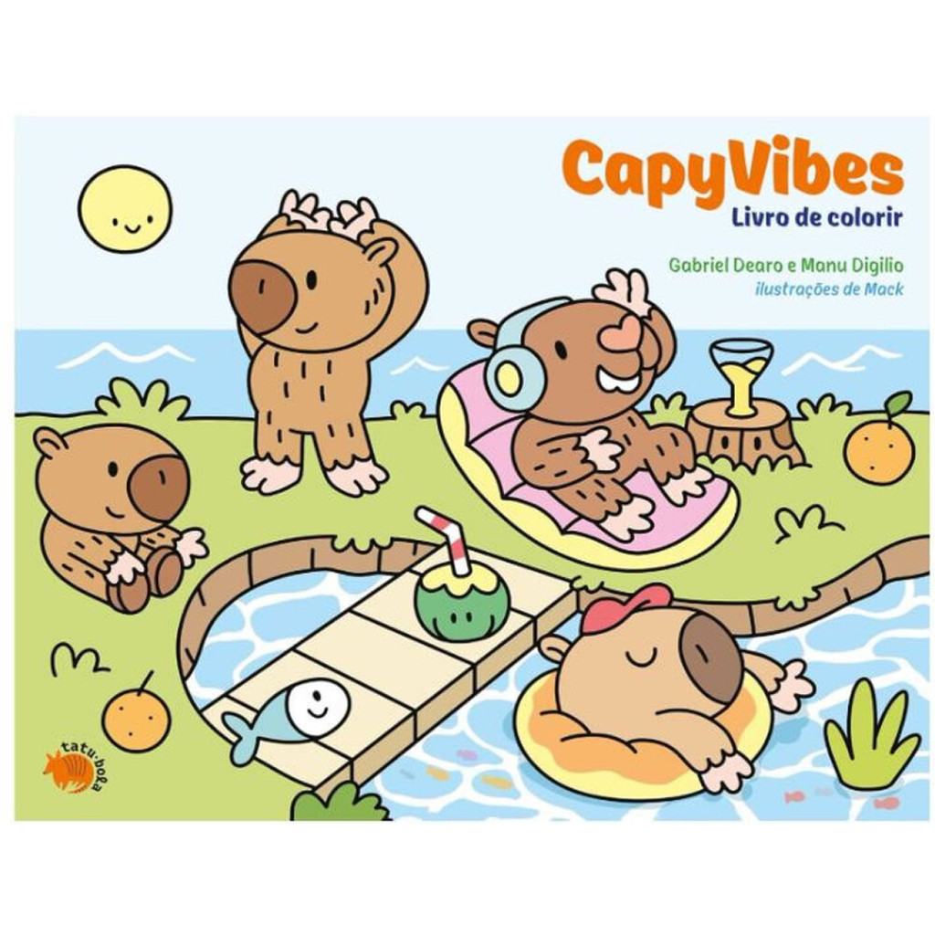 CAPYVIBES Livro de colorir - Books & Magazines