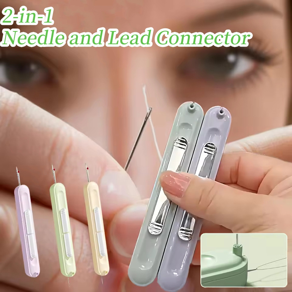 2 Em 1 Enfiador De Agulha E Ferramenta De Ripper De Costura Multifuncional Removedor De Linha Suprimentos Para Casa em Oferta na Shopee