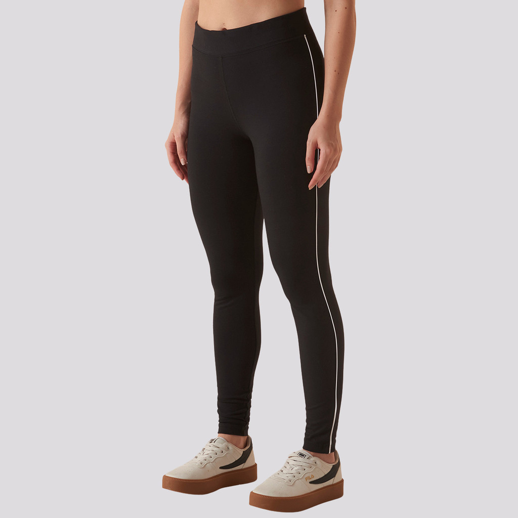 Calça Legging Fila Life Core Feminino Preto - Sports & Outdoors