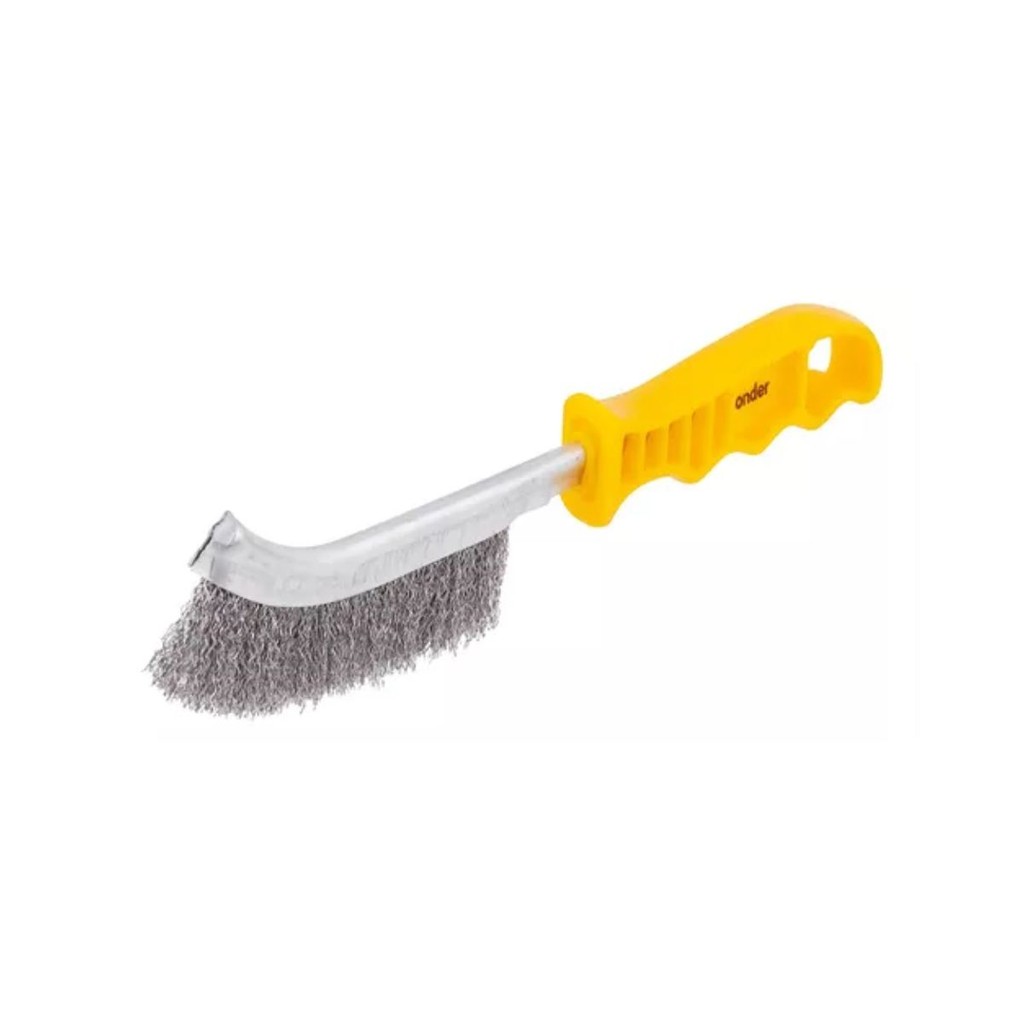 Escova manual com cerdas de aço com cabo de plástico VONDER