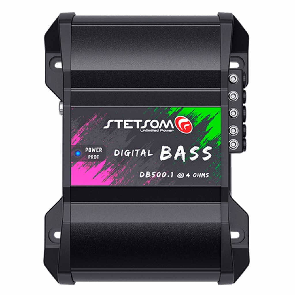 Módulo Amplificador Stetsom Digital Bass DB500.1 500 Watts 1 Canal 4 Ohms em Oferta na Shopee