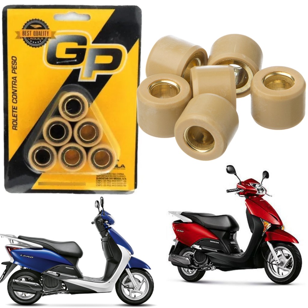 Rolete Contra Peso Embreagem Gp Honda Lead 110 2010 2011 2012 2013 2014 2015 2016