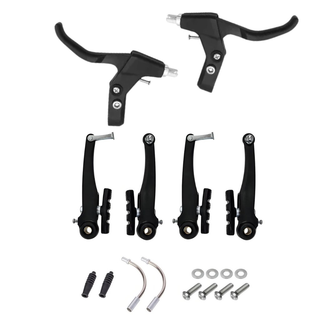 Kit Freio V Brake Nylon Tipo Logan Com Manetes MTB Freio De Bicicleta Peças De Bike - Sports & Outdoors