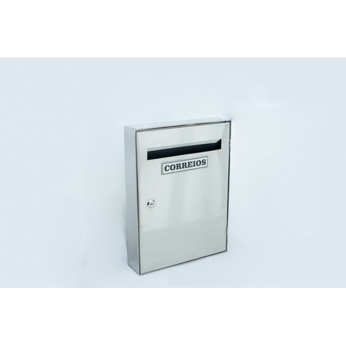 Caixa Correio Inox 430 P/entrada De Prédio S/ Chapéu 40x30x7