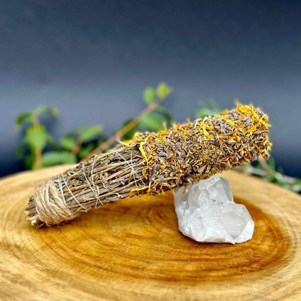 Incenso Natural Alecrim e Manjericão + Calêndula e Alfazema