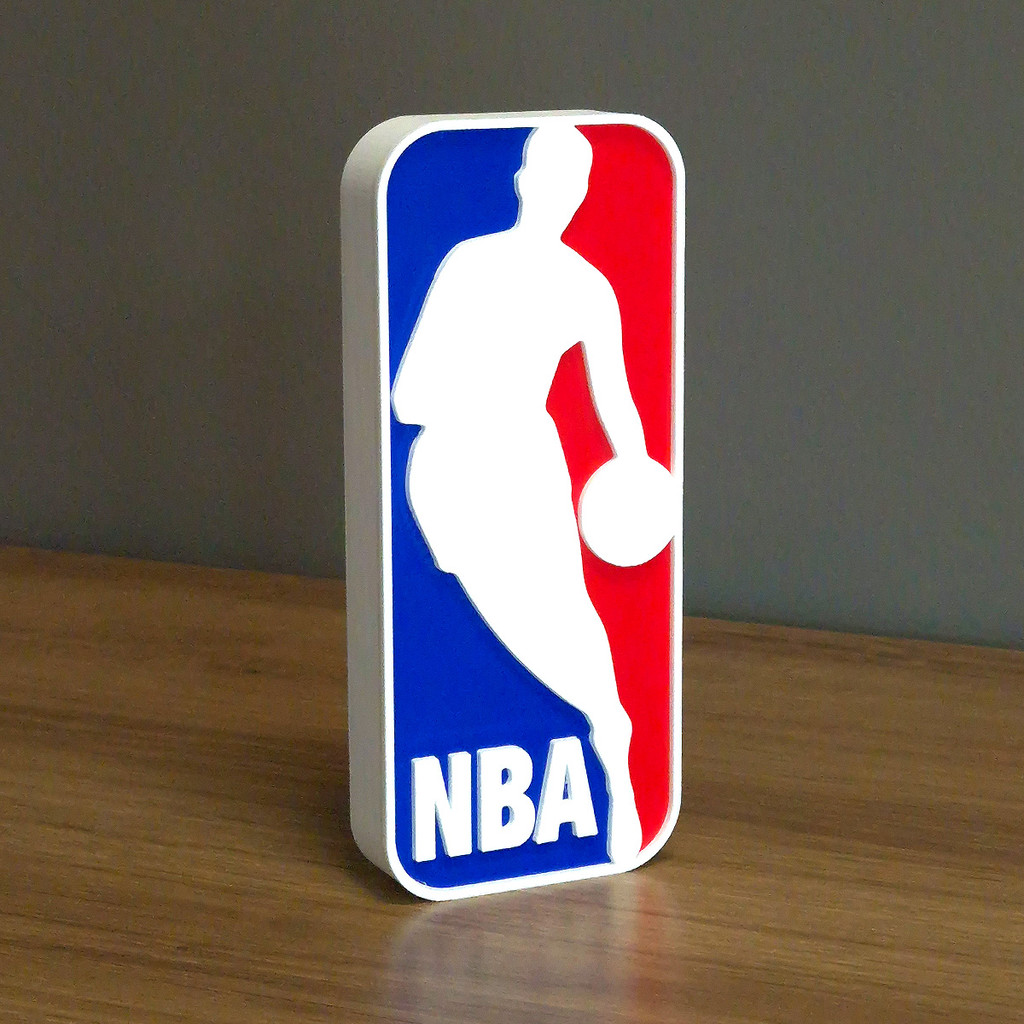 Placa NBA Alto Relevo 3D decorativa Liga Basquete 16/20/24cm em Oferta na Shopee