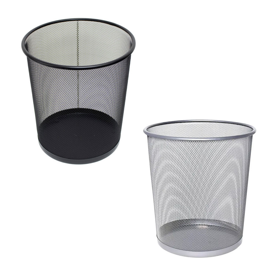 Cesto de lixo aramado sortidos 12 litros YP7808 Yins em Oferta na Shopee