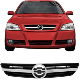 Grade Frontal Dianteira Astra 2003 04 05 06 À 2011 Preta Com Emblema CromadO em Oferta na Shopee