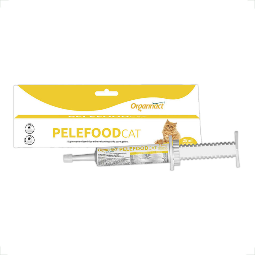 PeleFood Cat Suplemento Organnact - Seringa 34g