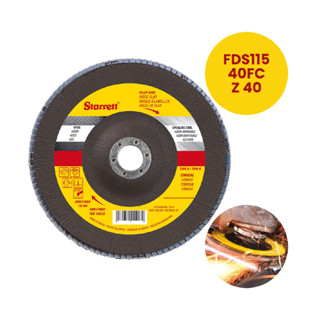 Disco Flap Fibra Vidro Conico B 115Mm 22,23Mm GR40 Starrett em Oferta na Shopee