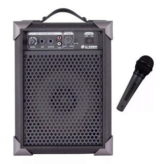 Caixa De Som Amplificada Microfone/guitarra Lx40 Com Mic em Oferta na Shopee