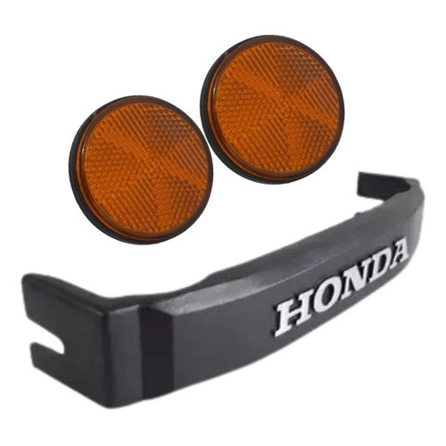 Emblema Frontal Honda ml 125 Cg Ml Turuna 83 Á 88 + Par Olho De Gato Refletivo honda ml 125 cg 125