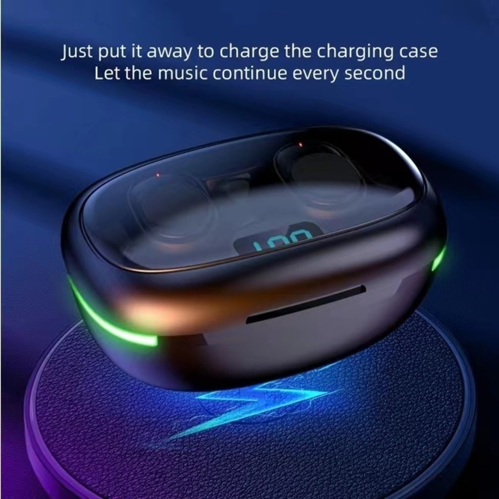 Fone TWS Y70 E6S Cancelamento de Ruído - Hi-Res Audio e 25h Bateria (Estanque IPX5)