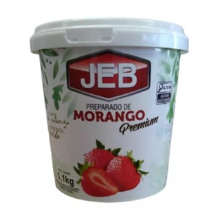 Polpa de Morango Jeb Premium, Confeitaria, Sorveteria 1,kg em Oferta na Shopee