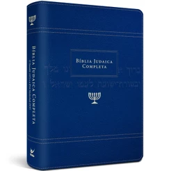 Bíblia Judaica Completa | Letra Normal | Capa Luxo Azul