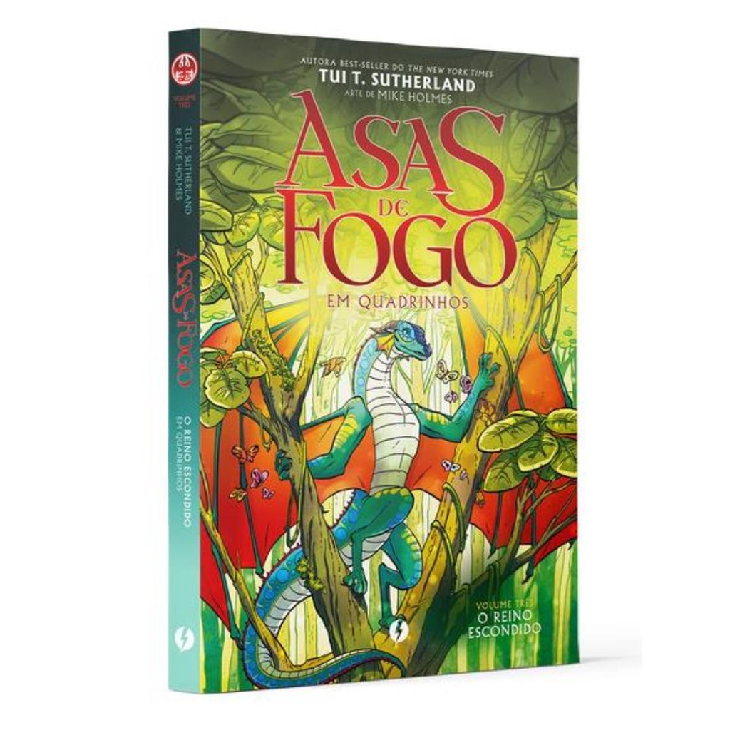 Livro - Asas De Fogo: O Reino Escondido Em Quadrinhos