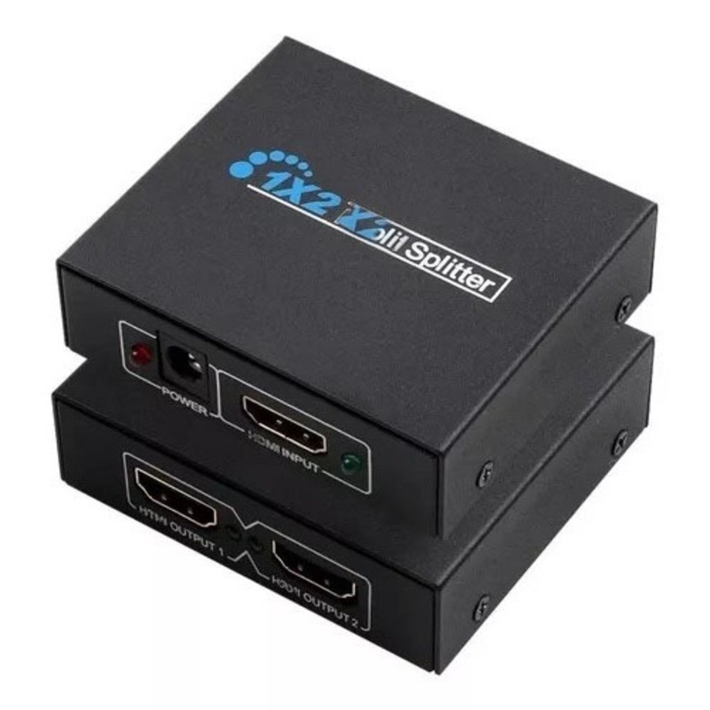 Divisor Compatível com HDMI Hdcp Splitter 1 Entrada 2 Saídas Full Hd 1x2