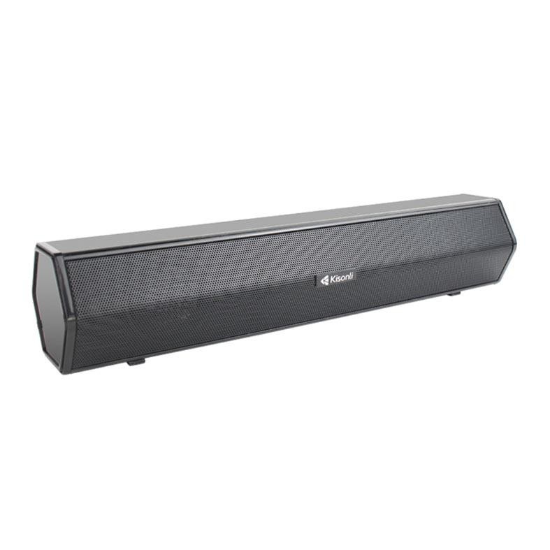 Caixa de Som Kisonli Crystalecho I620, 6W, USB, Preto, CEC-I620-BL09