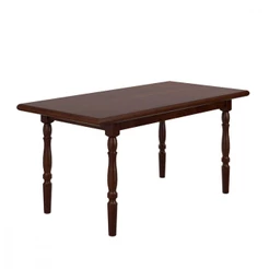 Mesa De Jantar Madeira E Mdp 160x80cm Castanho Piratini Castanho