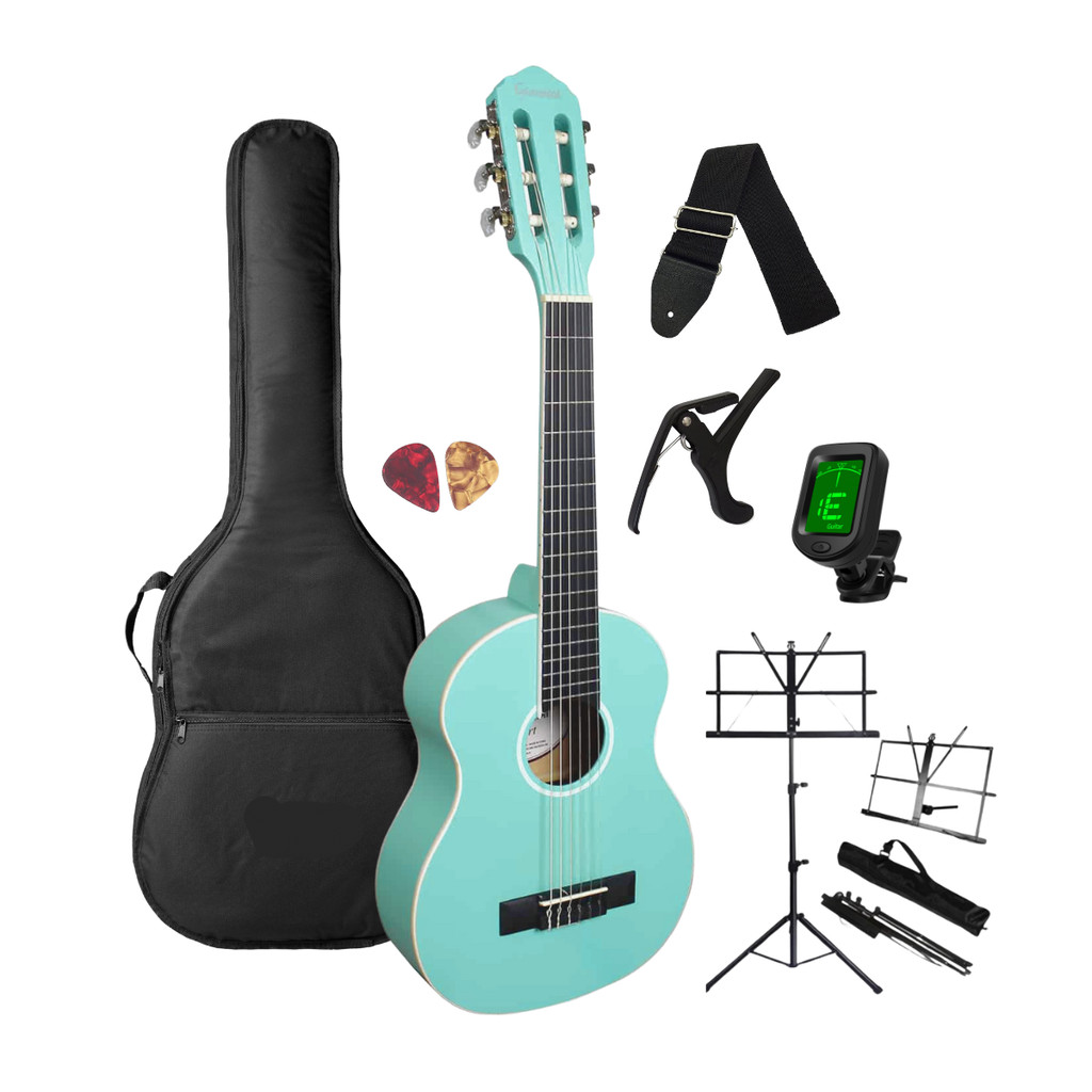 Violão para criança até 7 anos Giannini 1/2 Azul Completo