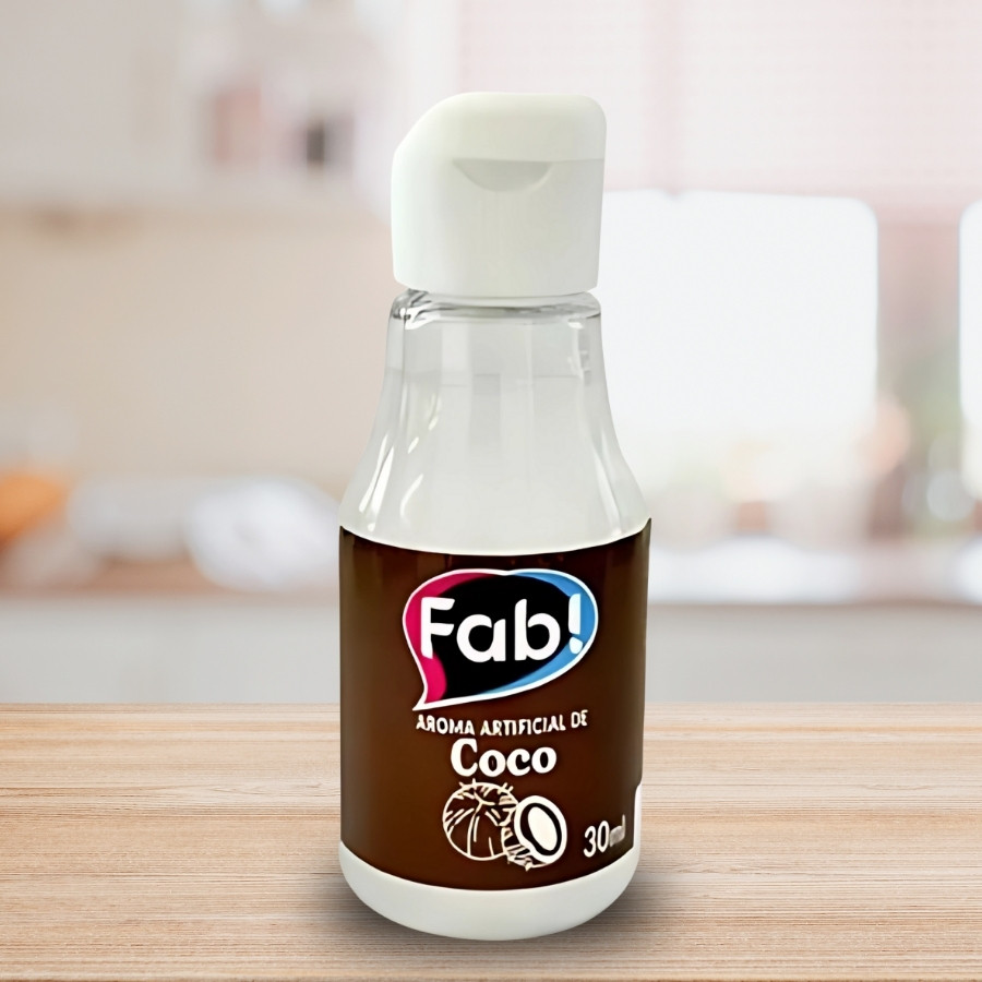 Aroma Artificial Alimentício de Coco - 30ml - 1 unidade - Fab - Rizzo em Oferta na Shopee