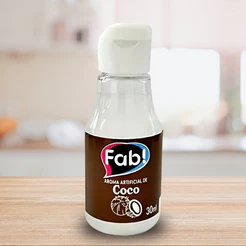 Aroma Artificial Alimentício de Coco - 30ml - 1 unidade - Fab - Rizzo