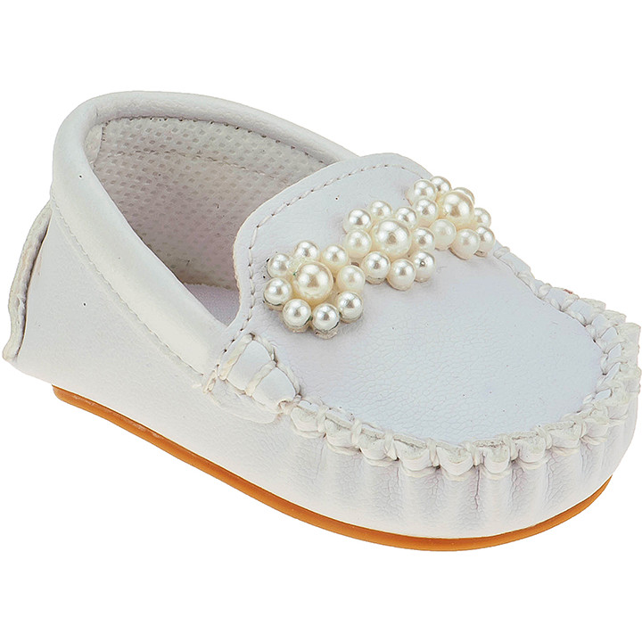 Mocassim Menina Infantil Bebe Perola