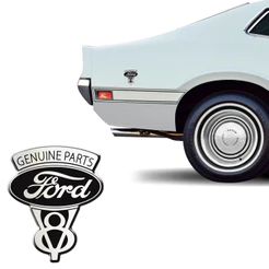 Adesivo Resinado Decorativo Ford V8 Genuine Parts 32/53