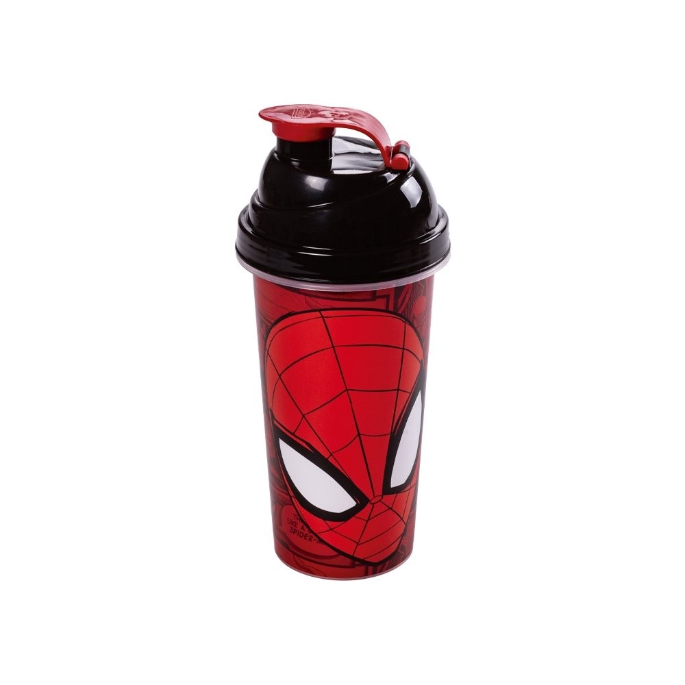 Shakeira Plasútil Homem Aranha 580ml - Embalagem com 14 Unidades - Home & Living