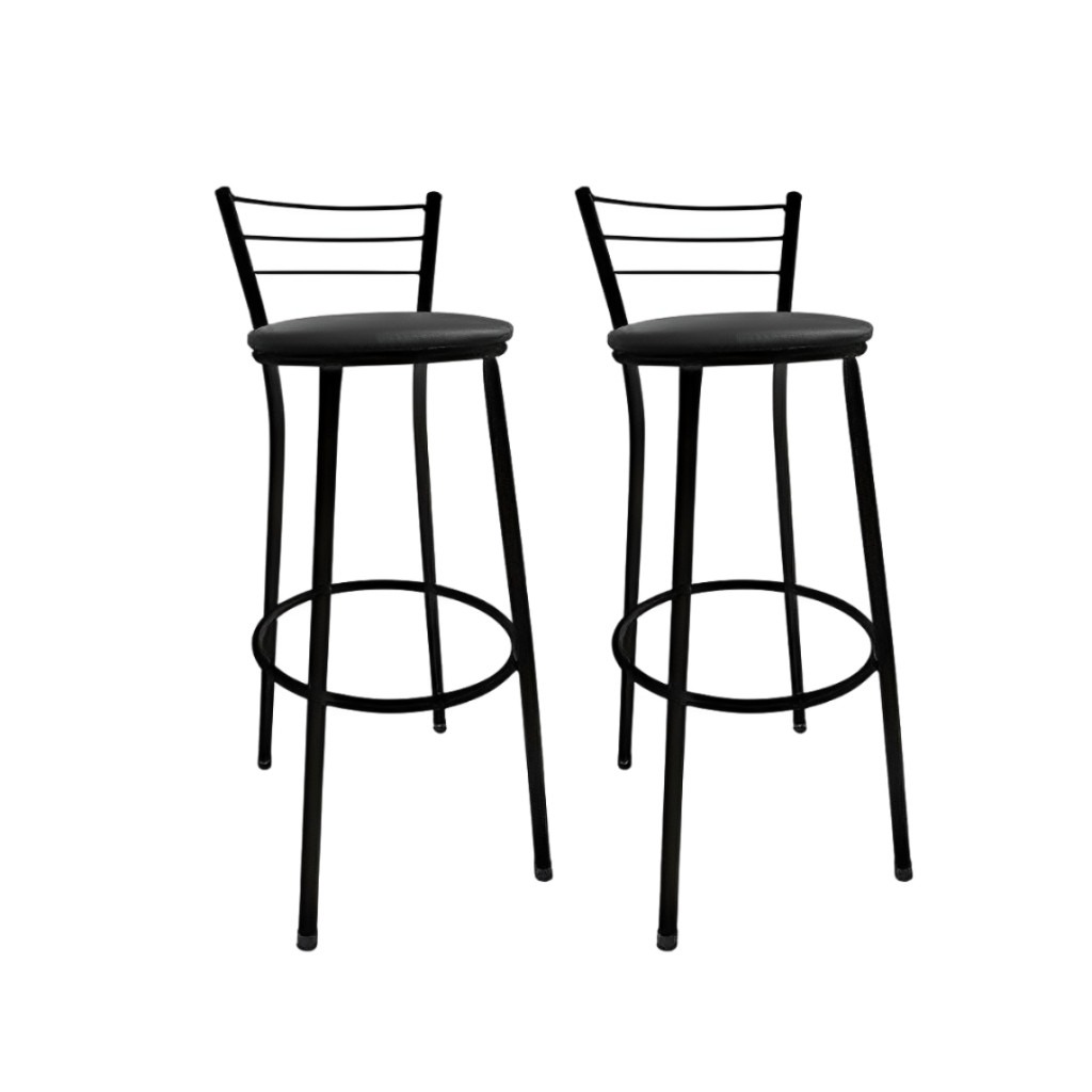 Banquetas Média Bistrô Bancos Cozinha Bar Balcão Direto da Fabrica Kit 2 =Oferta (1 KIT POR COMPRA)