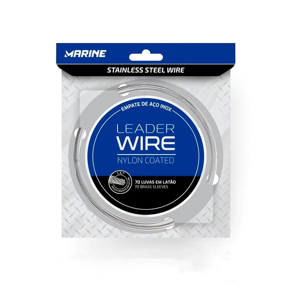 Cabo De Aço Leader Flexível 10 Metros - Marine