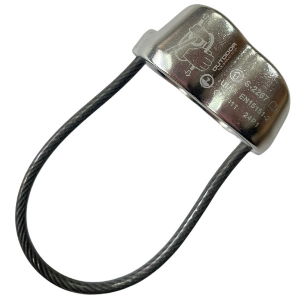 Freio ATC Duplo De Alumínio Corda Até 12mm UIAA Usang