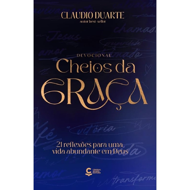 Devocional Cheios da Graça | Cláudio Duarte em Oferta na Shopee