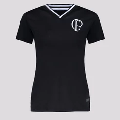 Camisa Corinthians CP Feminina Preta