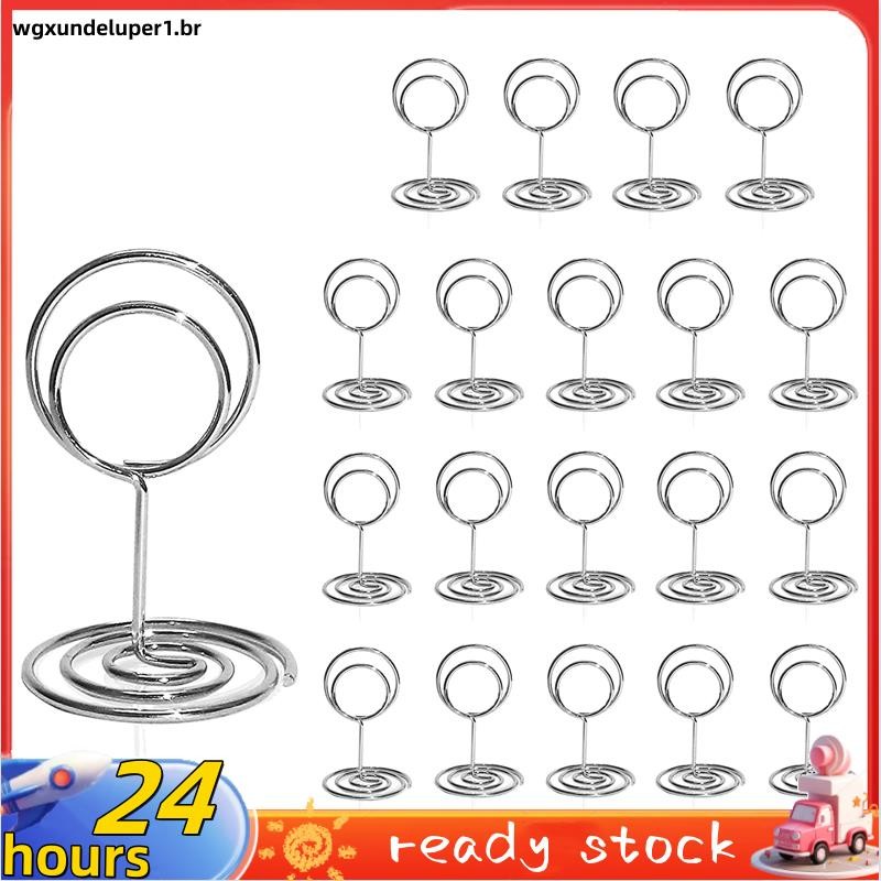 Suportes Para Números De Mesa 20 Unidades-2 Polegadas Mini Porta-Cartões De Lugar Curtos Festa De Casamento