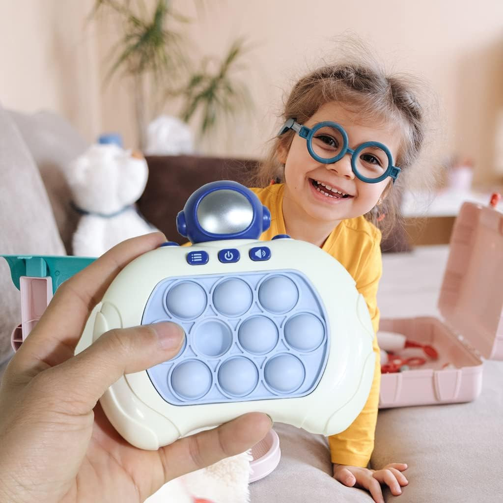 Brinquedo Anti-Stress Pop It Eletronico Brinquedo Bolhas De Empurrar Rápido Para Crianças e Adultos