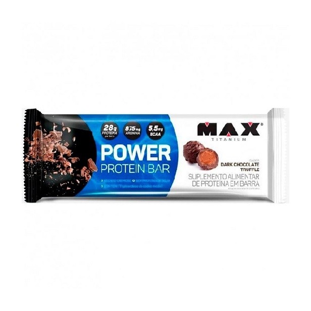 Power Protein Bar 41g Dark Chocolate Truffle Max Titanium Max Titanium
